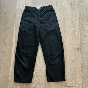 Velvet, “Brylie”, Size 0, Crop Barrel Leg Pant, 22.5” inseam
